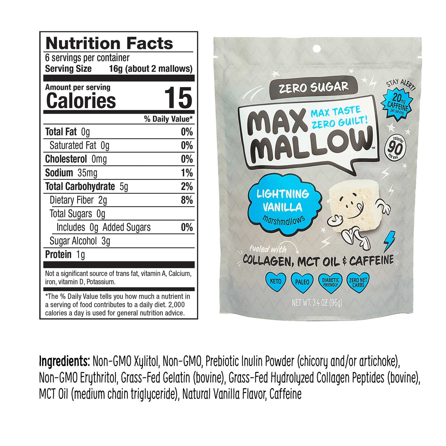 Max Sweets Collagen Mallow 6 Pack Variety Bundle