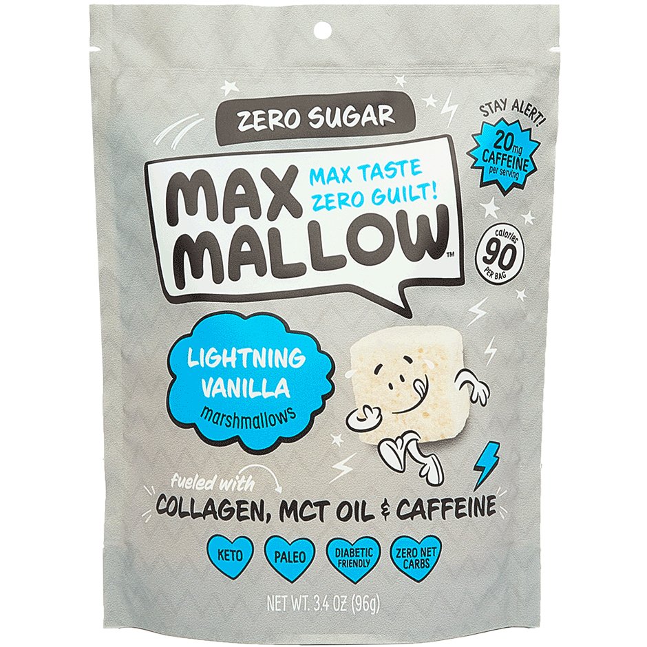 Max Sweets Lightning Vanilla Sugar-Free Marshmallow