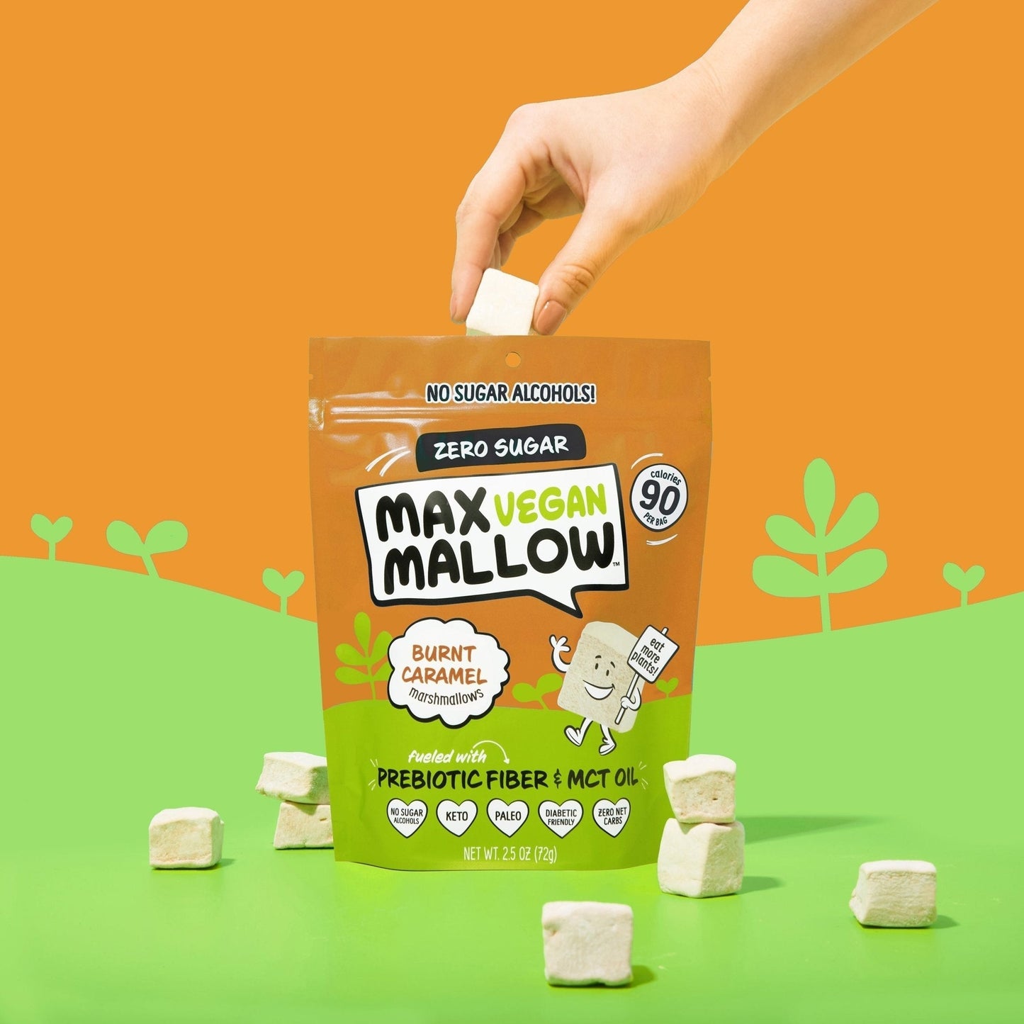 Max Sweets Vegan Burnt Caramel Marshmallows
