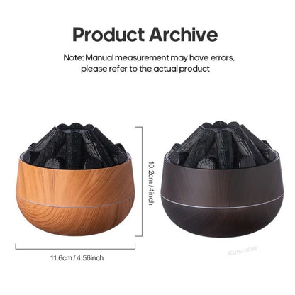 Volcano Lava Charcoal Fire LED Aromatherapy Diffuser