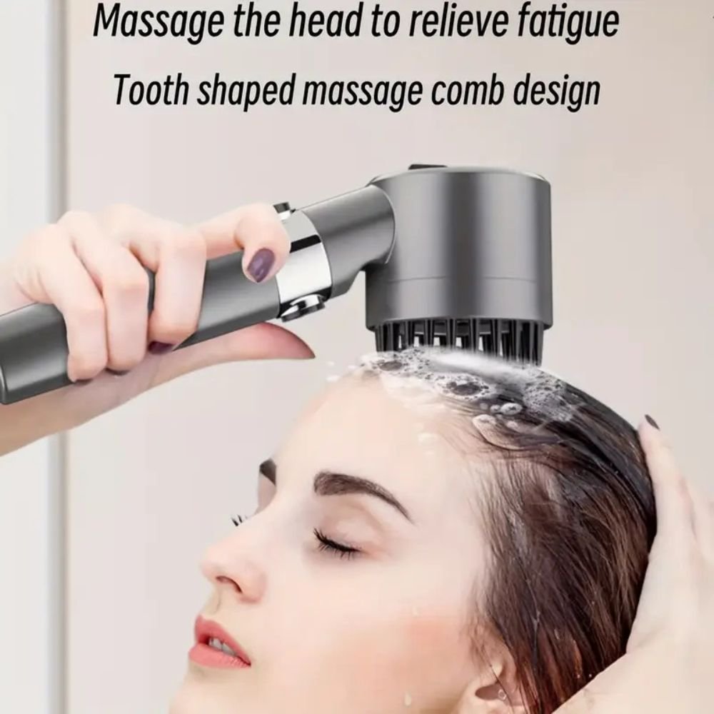 Pressurized Handheld Round Massage Shower Head