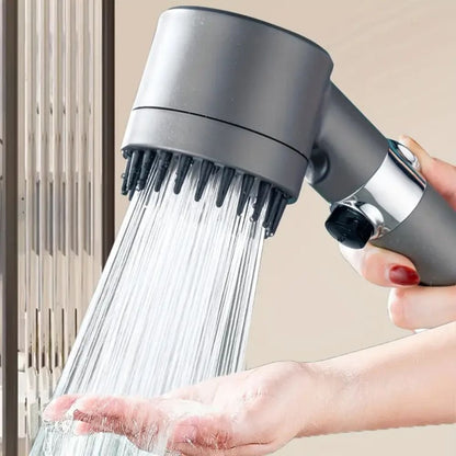 Pressurized Handheld Round Massage Shower Head