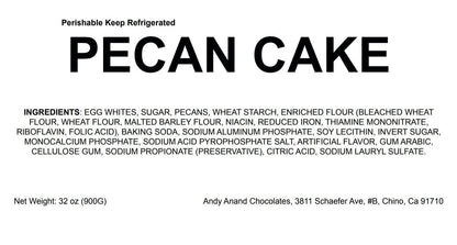 Andy Anand's Caramel Pecan Cake 9" - Dream full of Deliciousness (2 lbs)