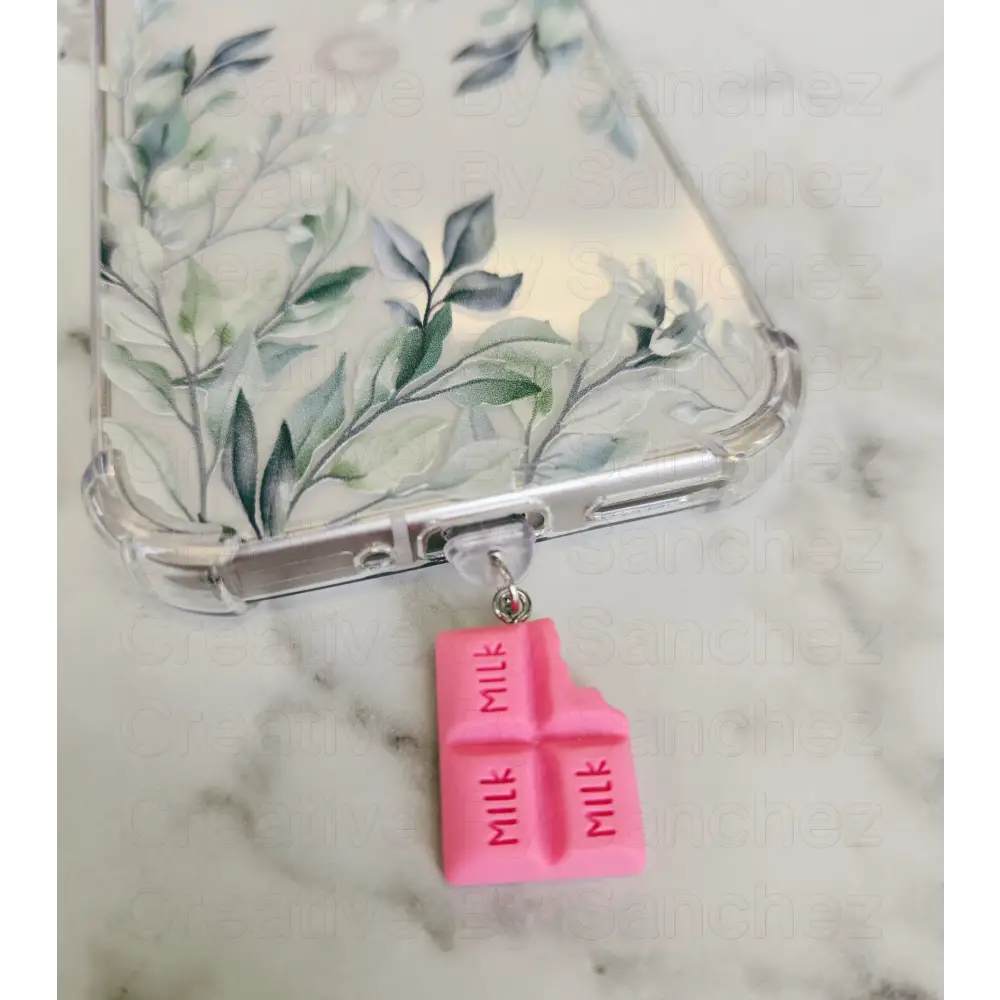 Milk Chocolate–USB-C Dust Plug Charm for Kindle, Phones, and Tablets