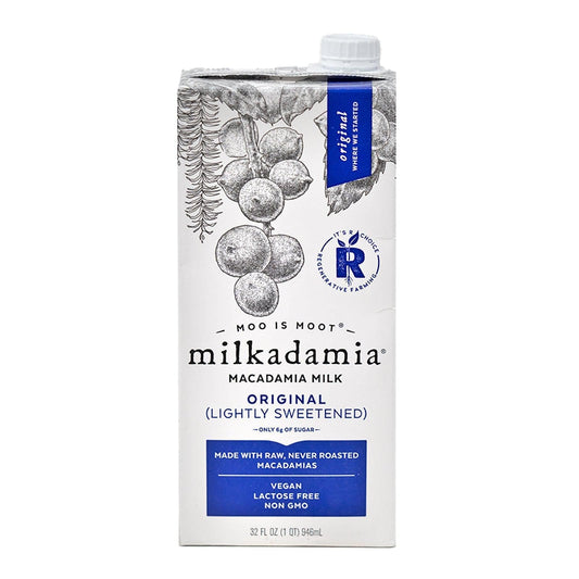 Milkadamia - 'Unsweetened' Macadmia Milk (32OZ)
