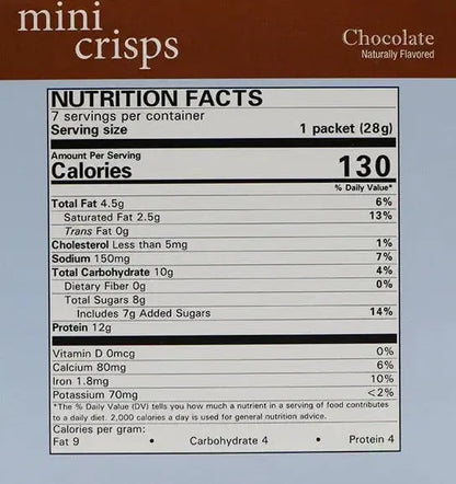 Chocolate Mini Crisps