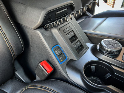 Mirror Adjustment Switch Outline Overlay (Standard Series) - 2021+ Bronco