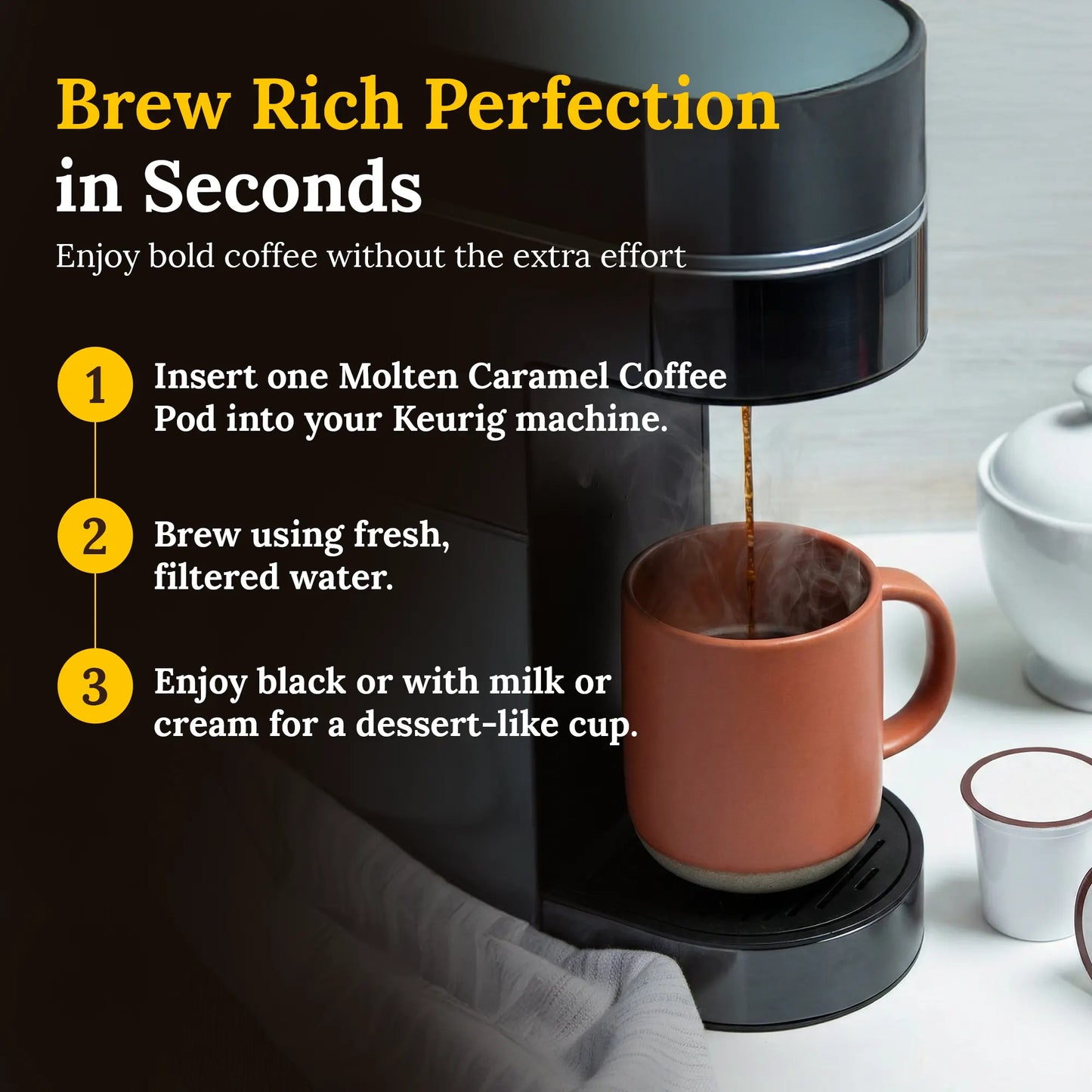 Molten Caramel Coffee Pods