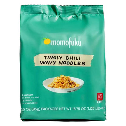 Momofuku - 'Tingly Chili Wavy' Noodles (5CT)