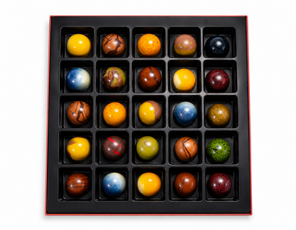 Andy Anand Monet Chocolate Bonbons Gift Box, 25 pc, 6.52 oz – Gluten-Free Belgian Truffles & Pralines, Birthday & Holiday Gift Collection