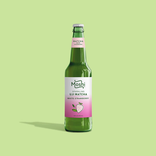 Moshi Uji Matcha White Strawberry Bottle