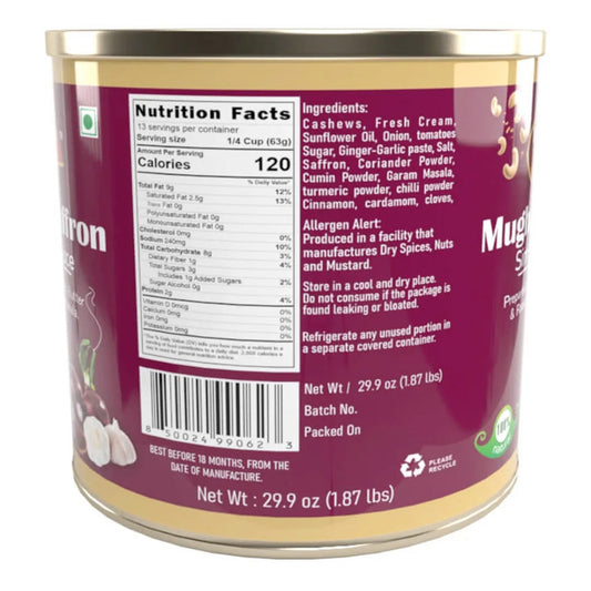 MUGHAL SAFFRON SIMMER SAUCE 14 oz