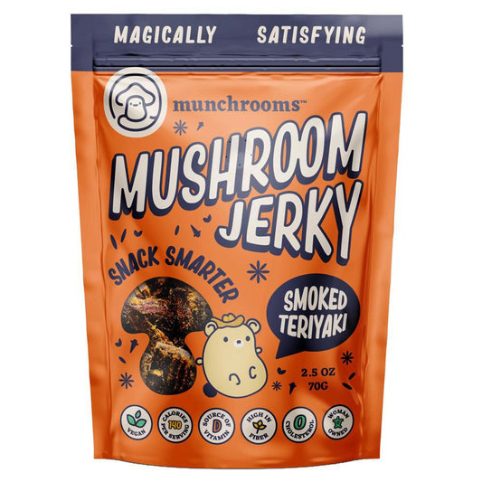 Munchrooms - 'Smoked Teriyaki' Mushroom Jerky (2.5OZ)