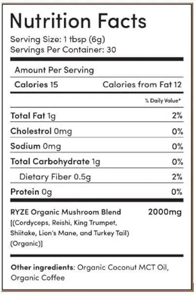 Ryze Mushroom Coffee (30 Servings) Pack of 2