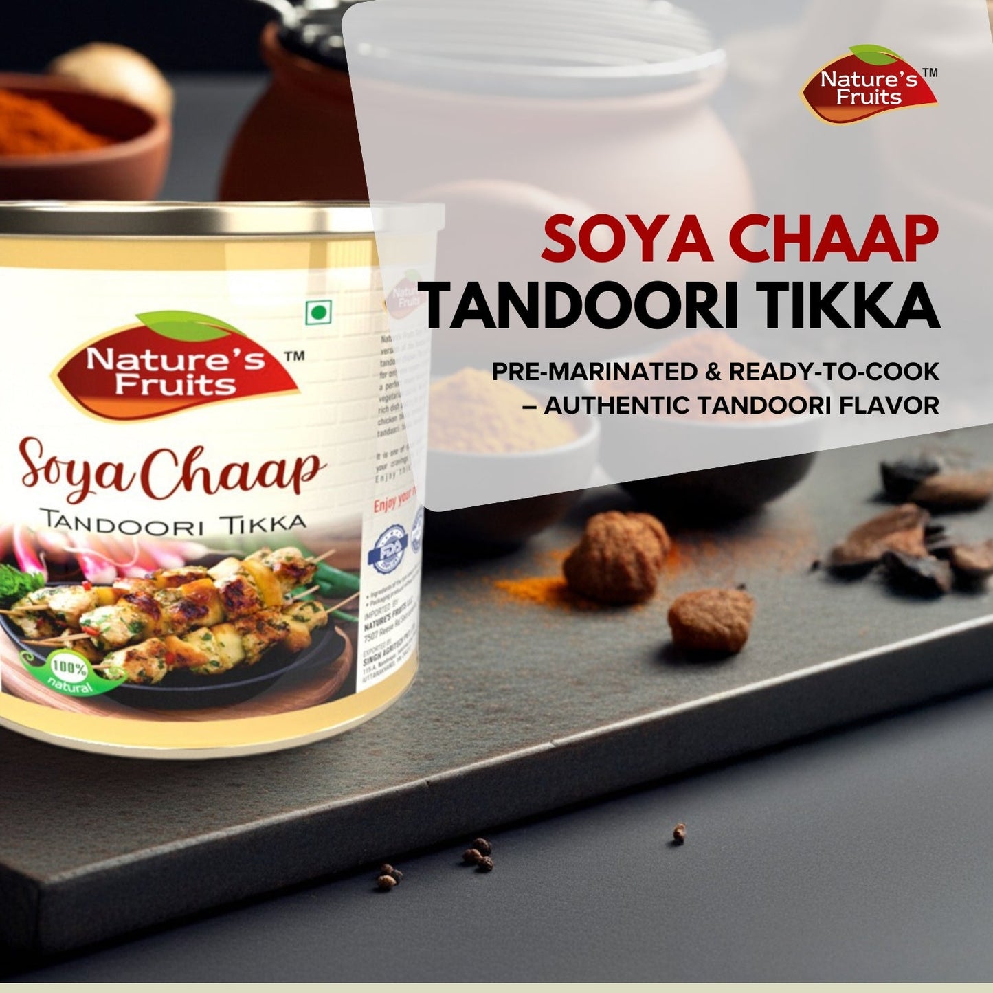 SOYA CHAAP TANDOORI (PlantGrill Sticks) 14 oz