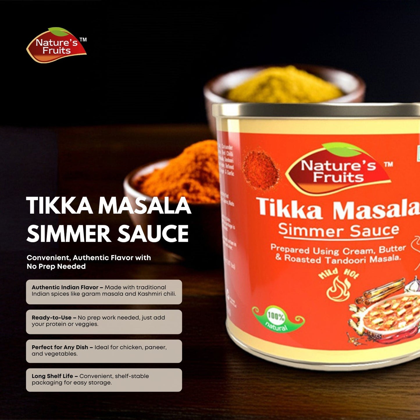 TIKKA MASALA SIMMER SAUCE 14 oz