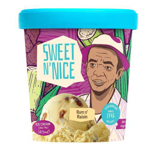 Neale's Sweet N' Nice - 'Rum n' Raisin' Ice Cream (1PT)