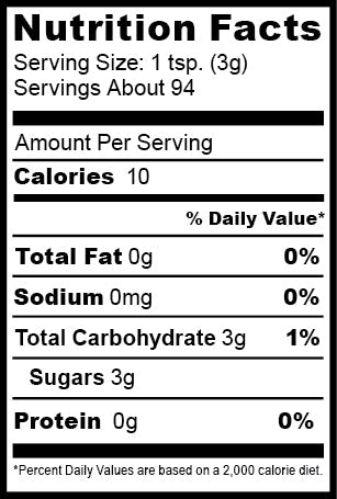 Plum Deluxe Tea Honey Dust (Cane Sugar - Raw Honey)