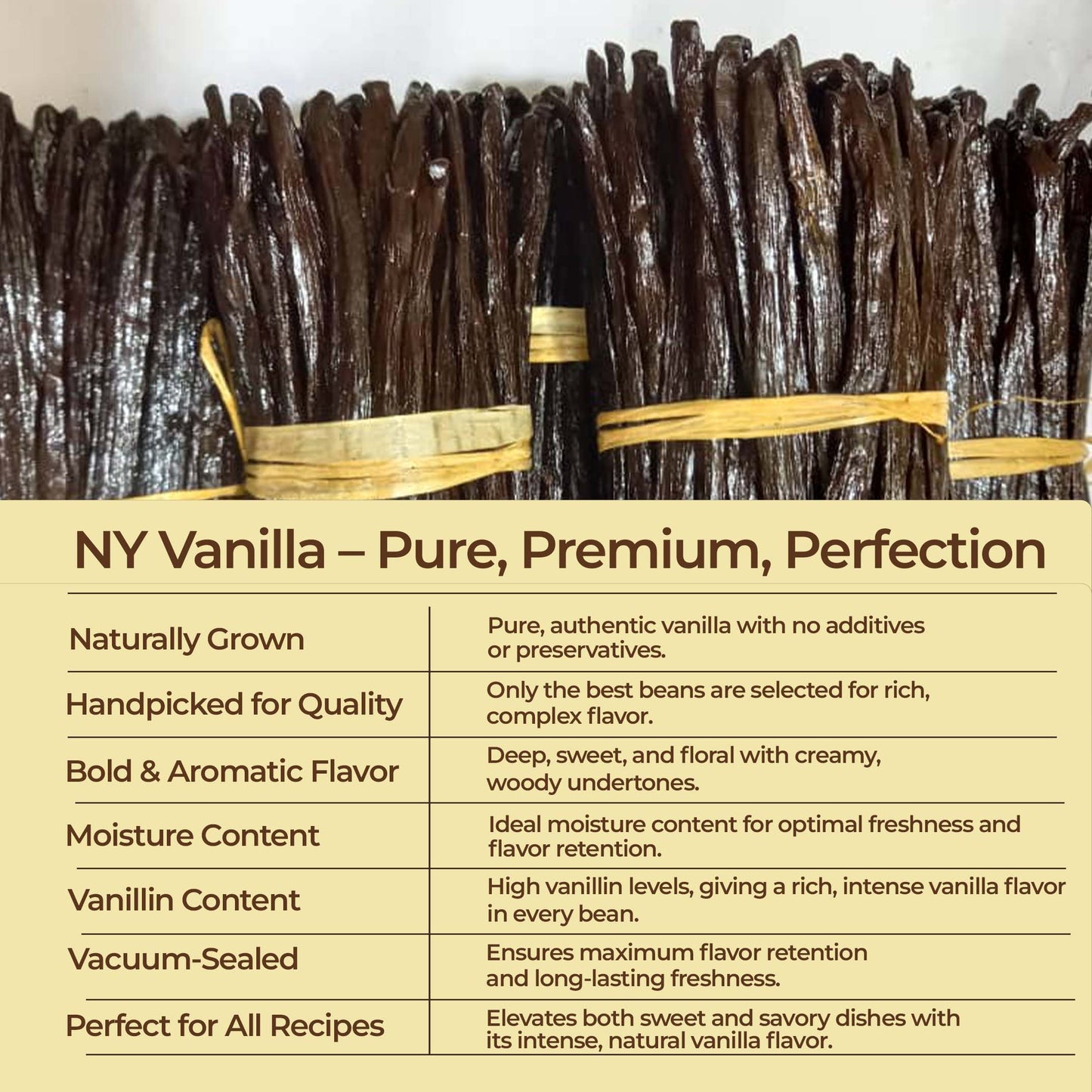 Wholesale Grade A Vanilla Beans  Premium Bulk Pods
