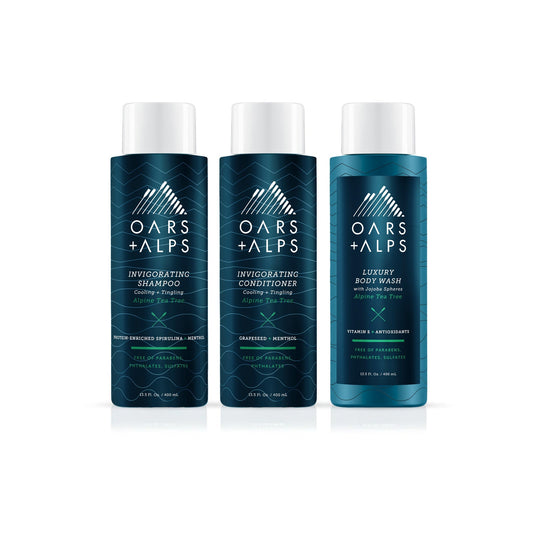 Oars + Alps Alpine Tea Tree Shower Bundle