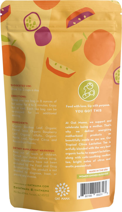 Oat Mama Tropical Citrus Lactation Tea