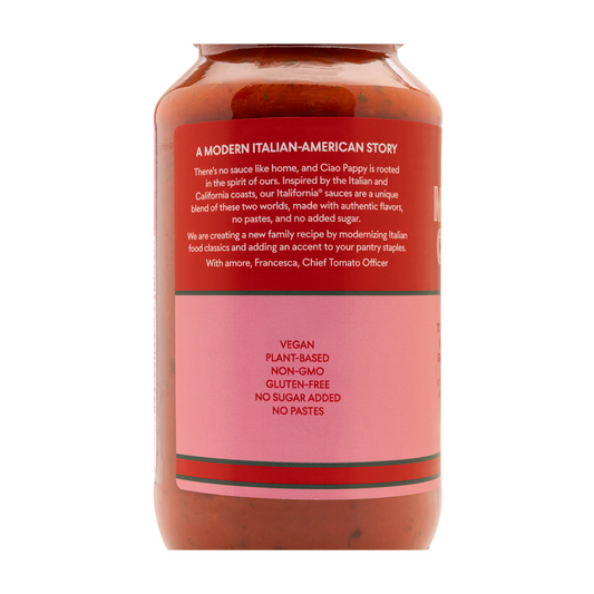 Ciao Pappy Marinara Classico bottle - 12 bottles case