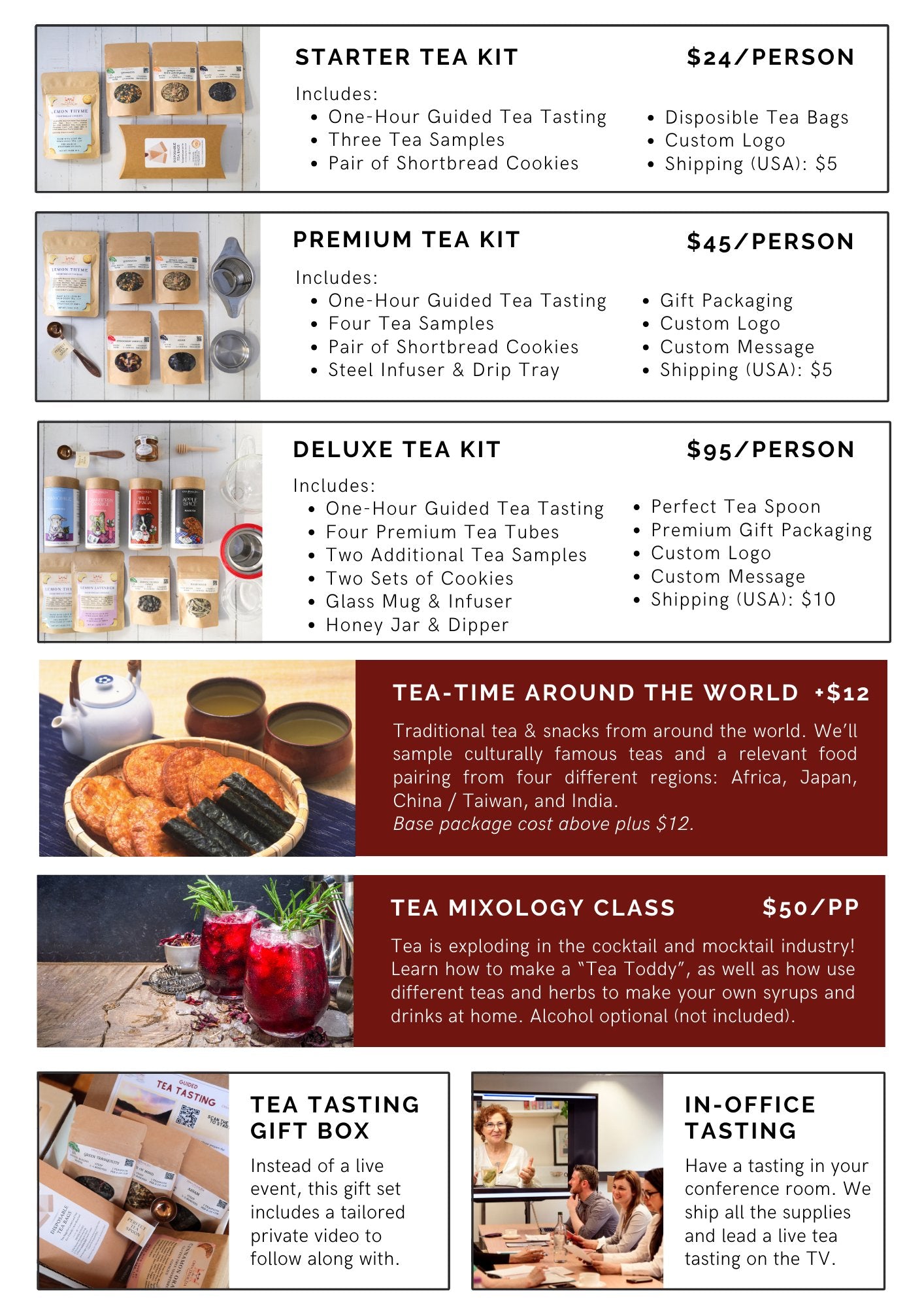 Open Door Tea Virtual Tea Time & Tasting