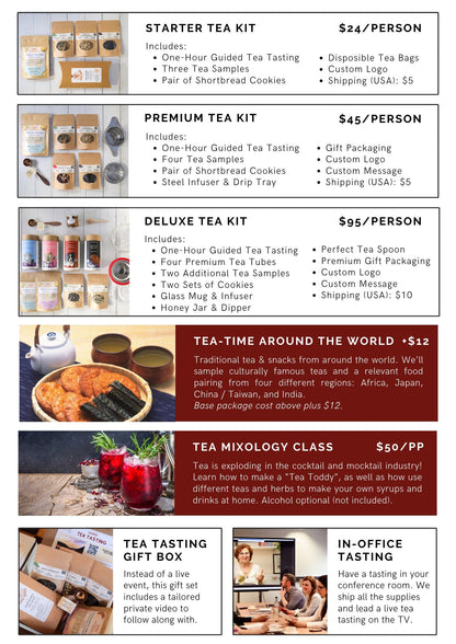 Open Door Tea Virtual Tea Time & Tasting