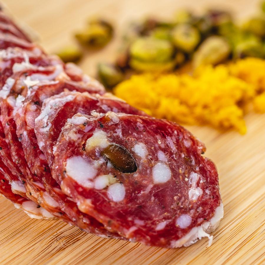 Orange Pistachio Salami