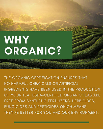 Oolong Green Tea, Loose Leaf, USDA Organic, 55+ Cups – 4 Oz (113g)