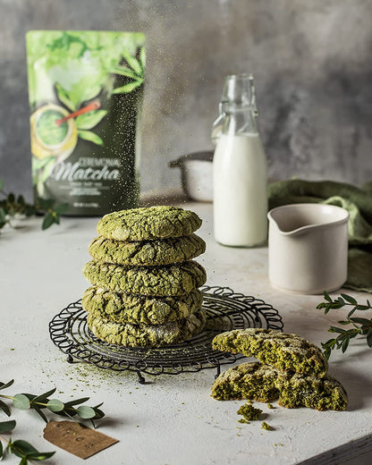 Ceremonial Matcha Green Tea Powder, Authentic Japanese - Premium First Harvest - Energy & Focus - Antioxidant Rich - USDA Organic & Kosher - 4 oz (113g)