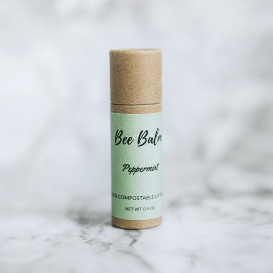 Bee Balm Peppermint Lip Balm Sticks - 6 Sticks