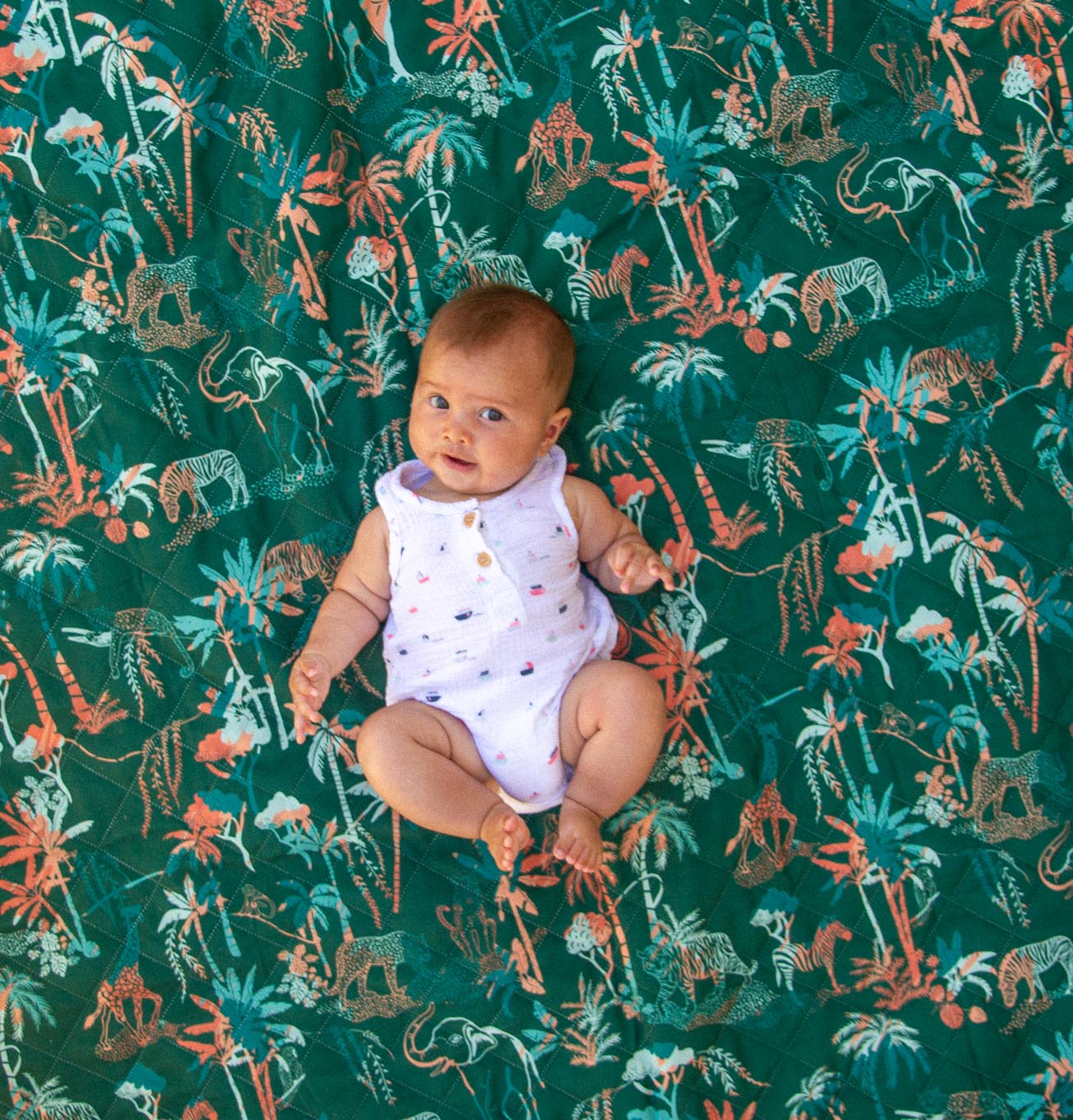 Shwally - For Home and Play The Shwally Picnic Blanket - Sunny Jungle