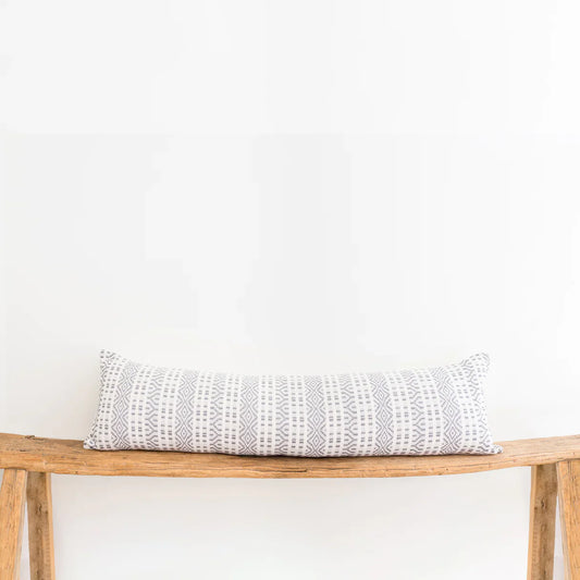 ANDREA LUMBAR PILLOW IN SLATE