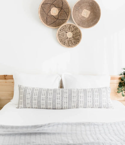 ANDREA LUMBAR PILLOW IN SLATE