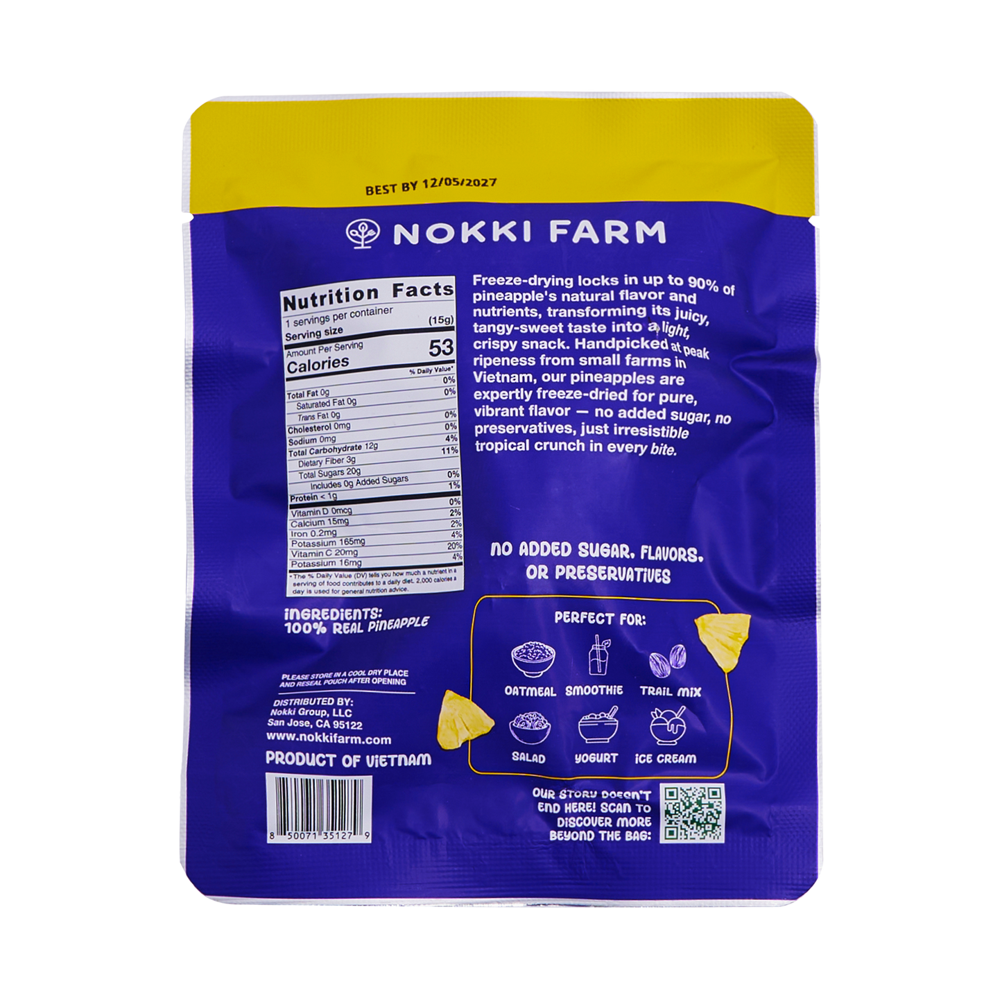 Freeze-Dried Pineapple