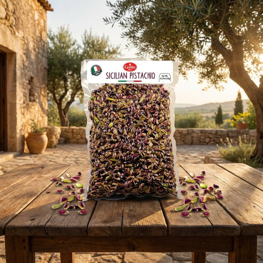 Gusto Etna Certified Sicilian Pistachios from Bronte – Raw, Shelled, Unsalted – 2.2 lb