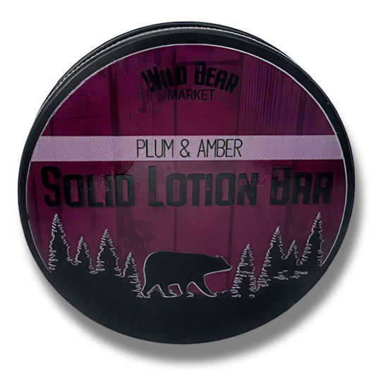 Plum & Amber Solid Lotion Bar