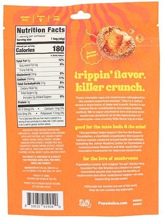 Popadelics Crunchy Mushroom Chips - Twisted Thai Chili