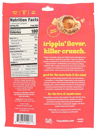 Popadelics Crunchy Mushroom Chips - Variety Pack