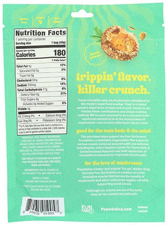 Popadelics Crunchy Mushroom Chips - Variety Pack