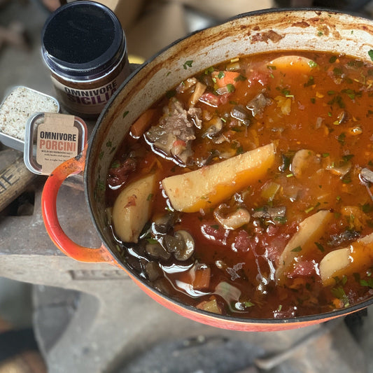 Omnivore Porcini Salt 2 oz. Tin - 6 Tins x 2 oz case