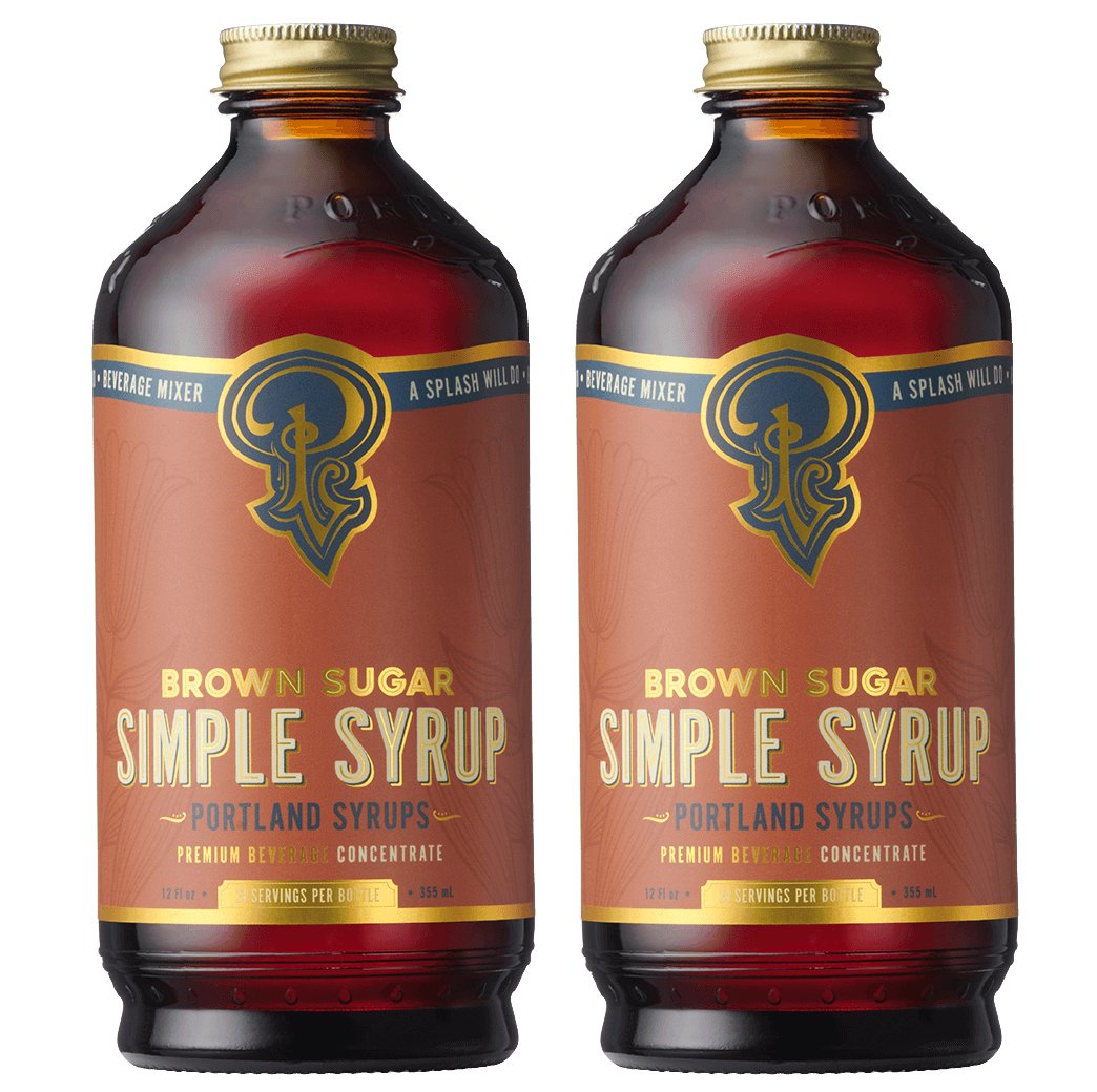 Portland Syrups Brown Sugar Simple Syrup two-pack
