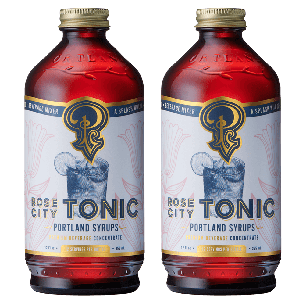 Portland Syrups Rose City Tonic Concentrate with Quinine two-pack