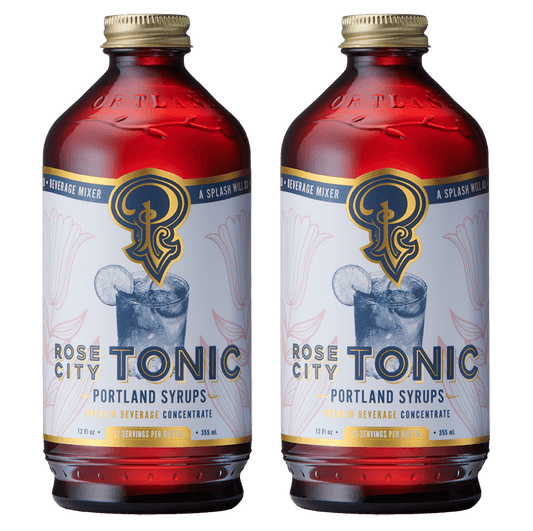 Portland Syrups Rose City Tonic Concentrate with Quinine two-pack