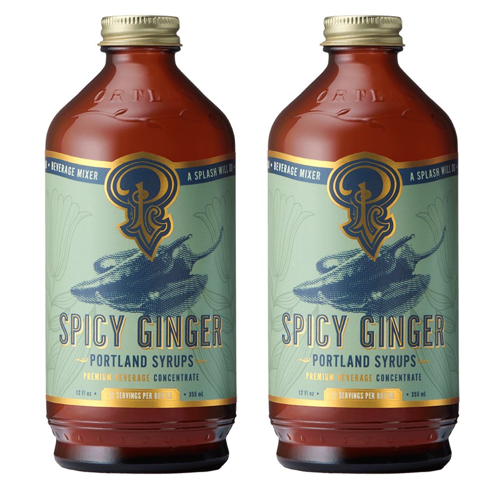 Portland Syrups Spicy Ginger Syrup two-pack