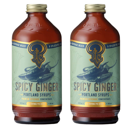 Portland Syrups Spicy Ginger Syrup two-pack