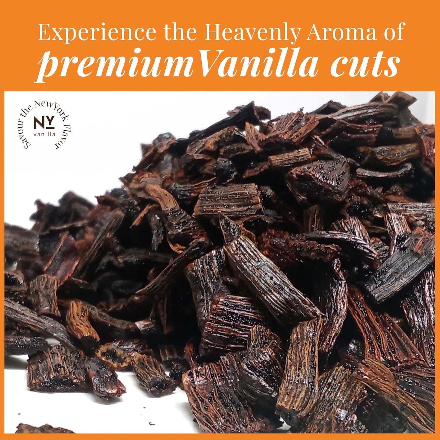 Grade B Vanilla Bean Cuts Bulk for Extract & Baking