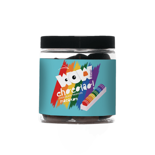 Premium French Macaron Chocolate Truffles - Luxury Gift Jar (130g)