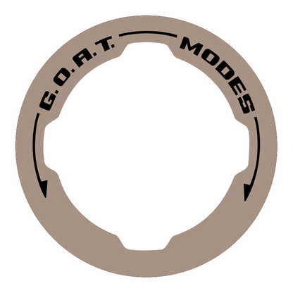 GOAT Mode Dial Ring Overlay V2 - 2021+ Bronco